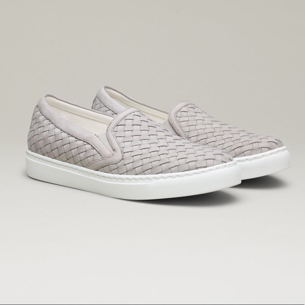 M. Gemi Cerchio Woven Leather Sneakers